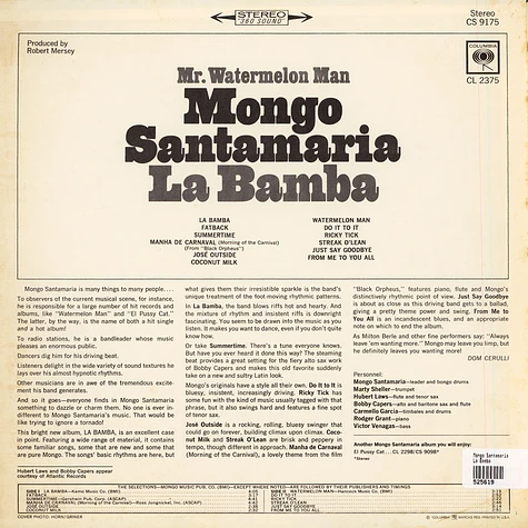 Mongo Santamaria - La Bamba