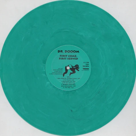 Dr. Dooom - First Come, First Served Green & Orange Vinyl Edition