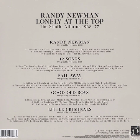 Randy Newman - Lonely At The Top: The Studio Albums 1968-1977