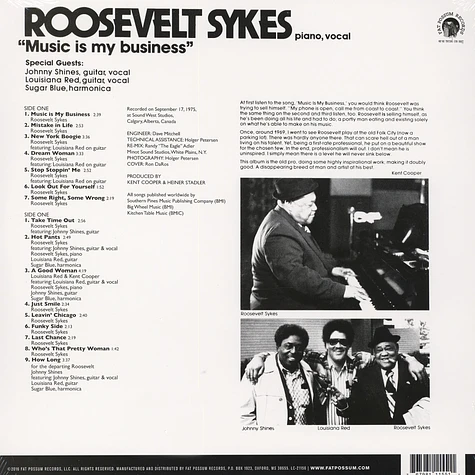 Roosevelt Sykes - Music Is My Business