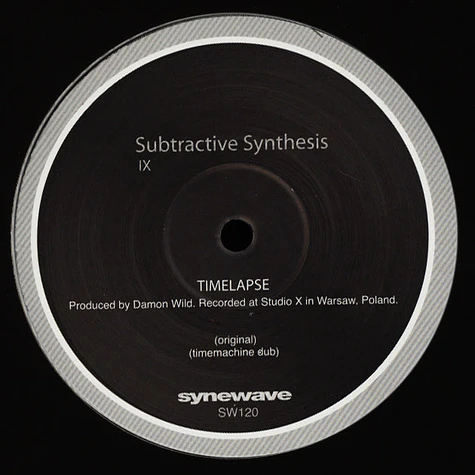 Damon Wild - Subtractive Synthesis Timemachine, Function & Postscriptum Remixes