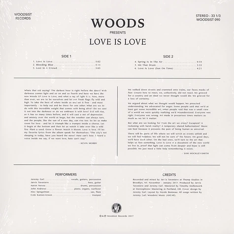 Woods - Love Is Love