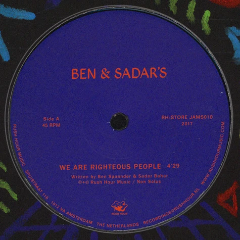 Sadar Bahar & Ben - We Are Righteous People