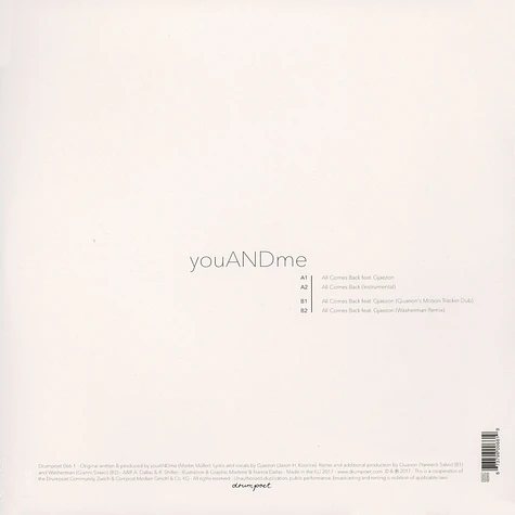 youANDme - All Comes Back EP