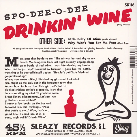 Spo-Dee-O-Dee - Drinkin' Wine