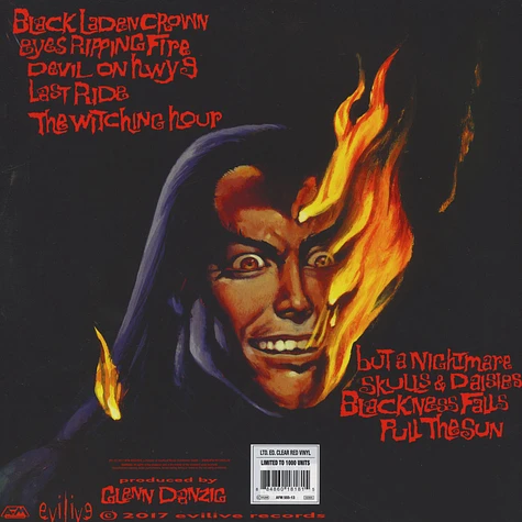 Danzig - Black Laden Crown Red Vinyl Edition