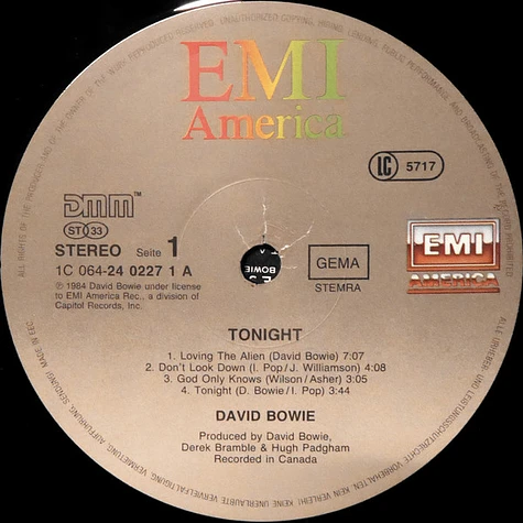 David Bowie - Tonight