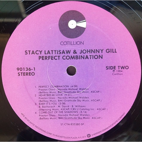 Stacy Lattisaw & Johnny Gill - Perfect Combination