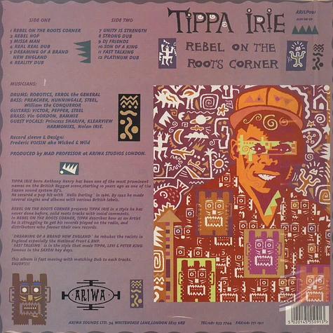 Tippa Irie - Rebel On The Roots Corner