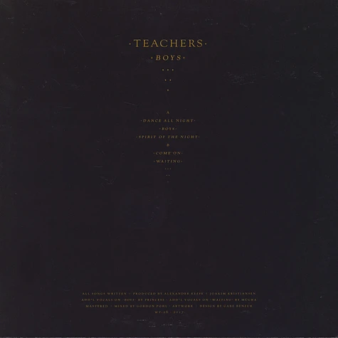 Teachers - Boys