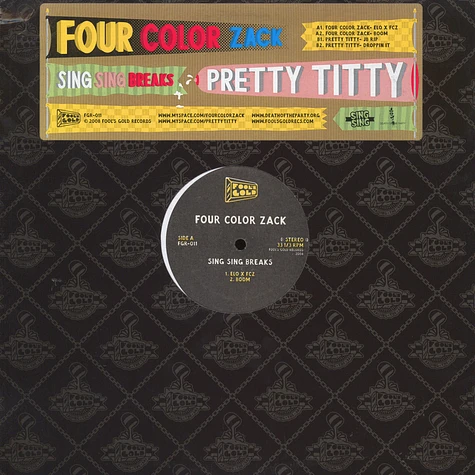 Four Color Zack / Pretty Titty - Sing Sing Breaks