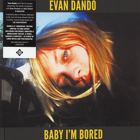 Evan Dando - Baby I'm Bored Black Vinyl Edition
