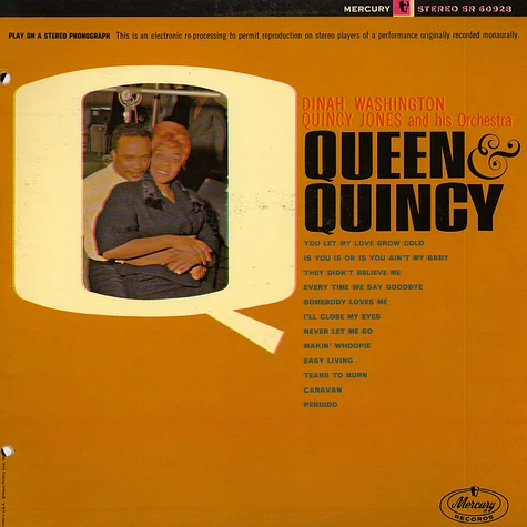 Dinah Washington / Quincy Jones And His Orchestra - Queen & Quincy