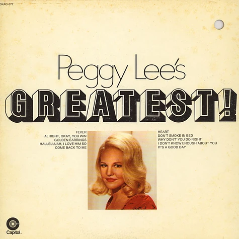 Peggy Lee - Peggy Lee's Greatest!
