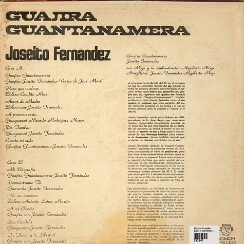 Joseito Fernandez - Guajira Guantanamera