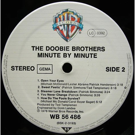 The Doobie Brothers - Minute By Minute