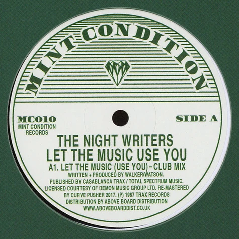 The Night Writers - Let The Music (Use You)