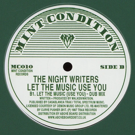The Night Writers - Let The Music (Use You)
