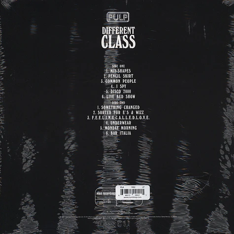 Pulp - Different Class Peach Vinyl Edition