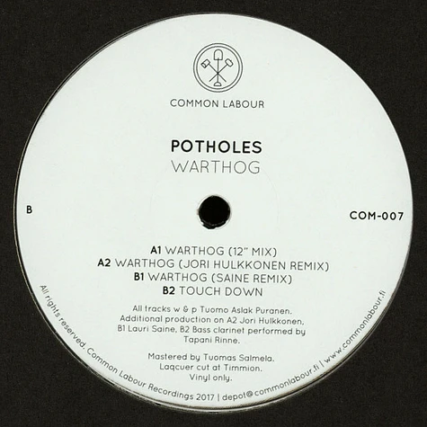 Potholes - Warthog