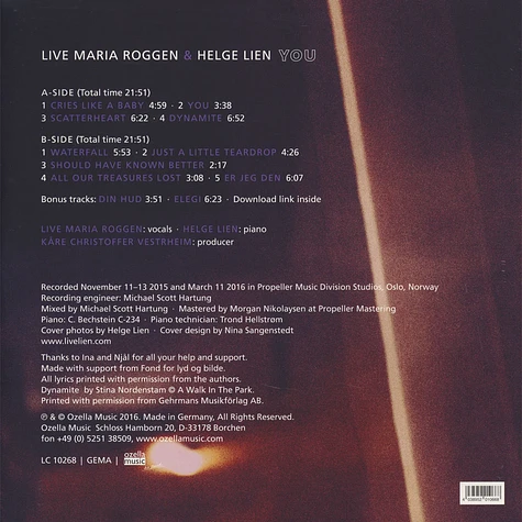 Live Maria Roggen & Helge Lien - You