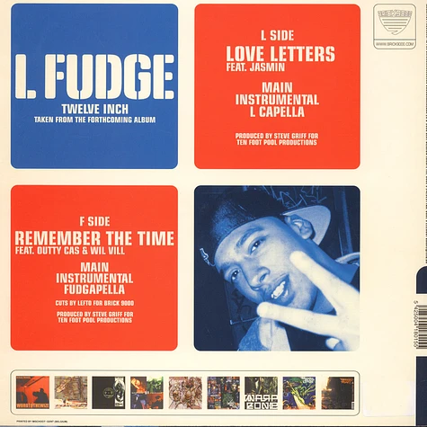 L-Fudge - Love Letters / Remember The Time