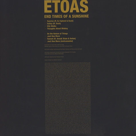 ETOAS (Anonymous Musik & deeB) - End Times Of A Sunshine