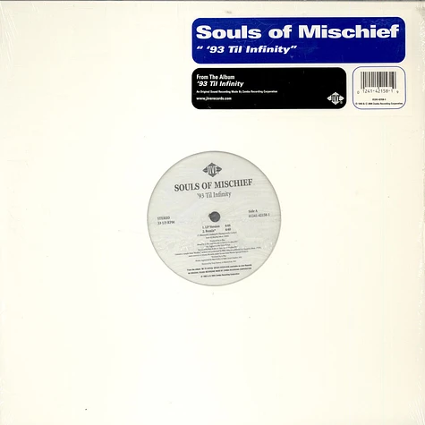 Souls Of Mischief - 93 'Til Infinity