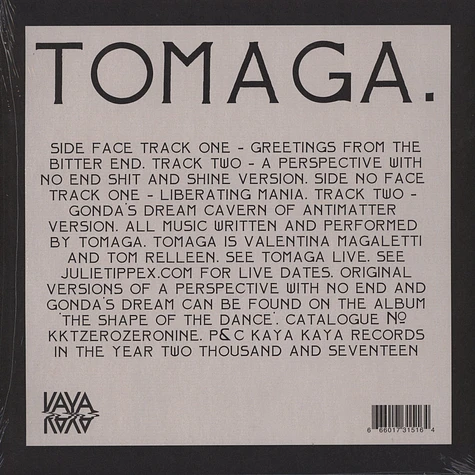 Tomaga - Greetings From The Bitter End