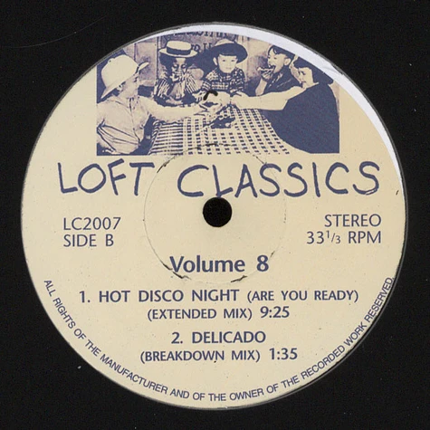 V.A. - Loft Classics Volume 8 - Vinyl 12
