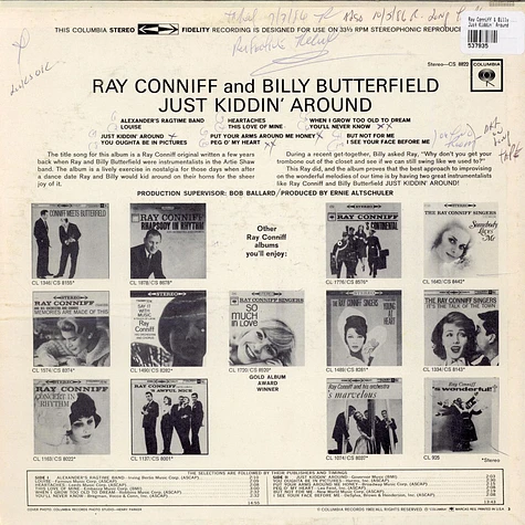 Ray Conniff & Billy Butterfield - Just Kiddin' Around