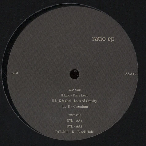 Ill K / DYL - Ratio EP