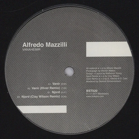 Alfredo Mazzilli - Vanir / Njord Hiver & Clay Wilson Remixes