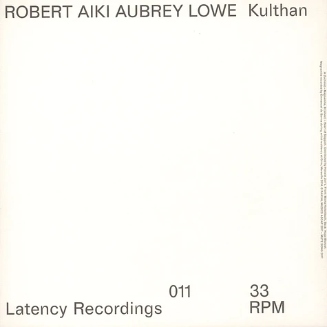 Robert Aiki Aubrey Lowe - Kulthan