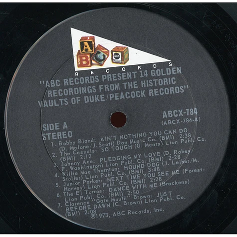 V.A. - 14 Golden Recordings From The Historic Vaults Of Duke/Peacock Records