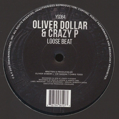 Oliver Dollar & Crazy P - Loose Beat
