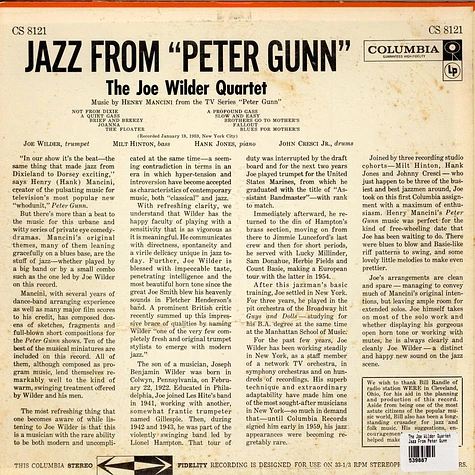 The Joe Wilder Quartet - Jazz From "Peter Gunn"