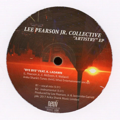 Lee Pearson Jr Collective - Artistry EP