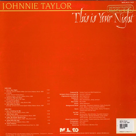 Johnnie Taylor - This Is Your Night