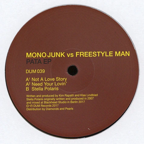 Mono Junk Vs. Freestyle Man - Pata EP