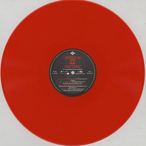 V.A. - Menace II Society Red Vinyl Edition