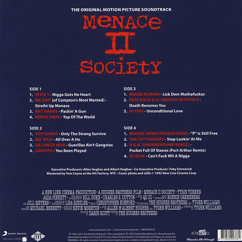 V.A. - Menace II Society Black Vinyl Edition