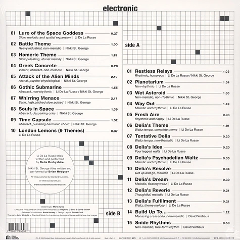 Delia Derbyshire / Brian Hodgson / David Vorhaus - Electronic