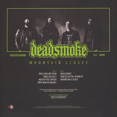 Deadsmoke - Mountain Legacy Colored Vinyl Edition