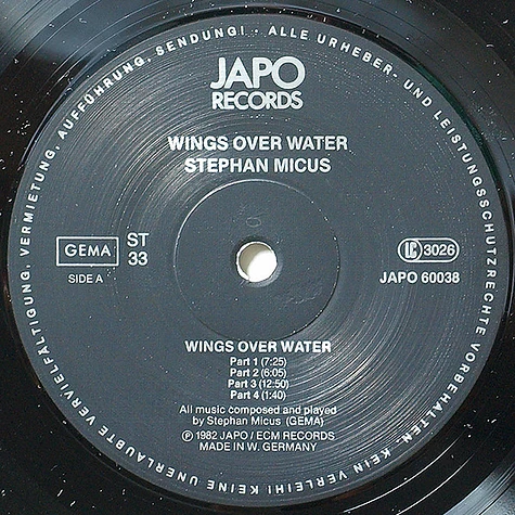 Stephan Micus - Wings Over Water