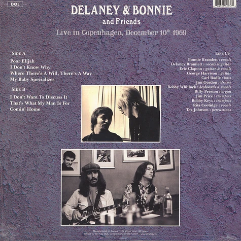 Delaney & Bonnie & Friends - Live in Copenhagen December 10th 1969