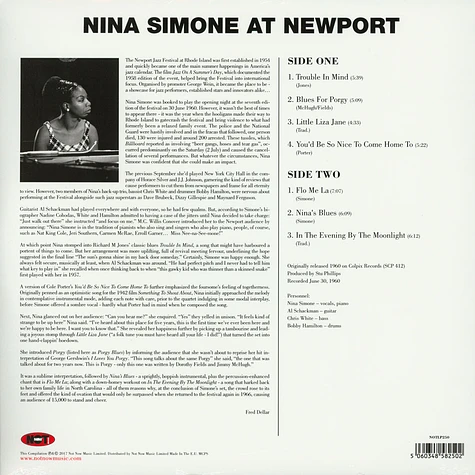 Nina Simone - At Newport Green Vinyl Edition