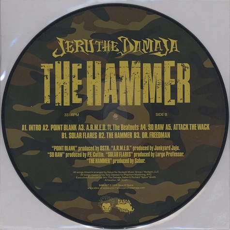 Jeru The Damaja - The Hammer Camo Picture Disc Edition