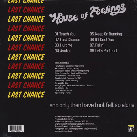 House of Feelings - Last Chance EP