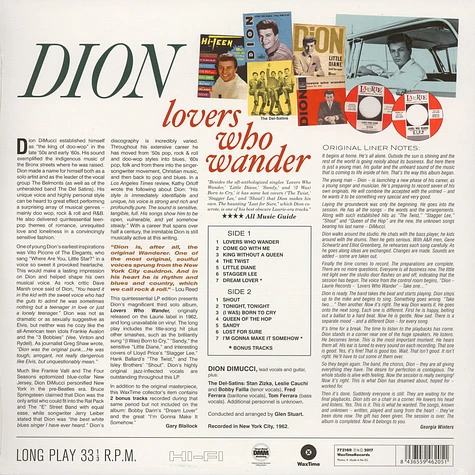 Dion - Lovers Who Wander